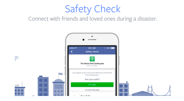 Facebook safety check